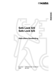 Kaba Safe Lock 525 Gebruikershandleiding