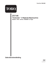 Toro 74401 Gebruikershandleiding