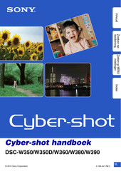 Sony Cyber-shot DSC-W350 Handboek