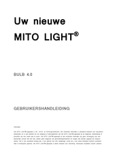 MITO LIGHT BULB 4.0 Gebruikershandleiding