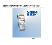 Nokia 6234 Gebruikershandleiding