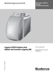 Buderus Logano plus GB225 Bedieningsvoorschrift