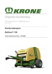 Krone 1078089 Originele Handleiding