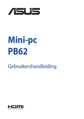 ASus PB62 Gebruikershandleiding