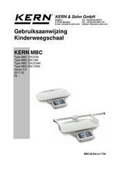 KERN and SOHN MBC Series Gebruiksaanwijzing