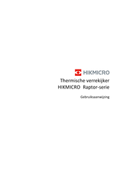 Hikmicro Raptor Series Gebruiksaanwijzing