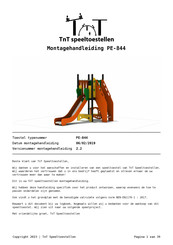 TNT PE-844 Montagehandleiding