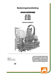 Amazone UF 1201 Bedieningshandleiding