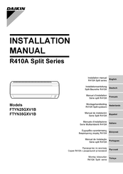 Daikin FTYN35GXV1B Montagehandleiding