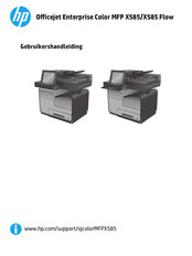 HP Officejet Enterprise Color MFP X585 Gebruikershandleiding