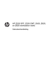 HP Z820 Series Gebruikershandleiding