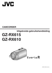 JVC Everio R GZ-RX610 Gebruikershandleiding