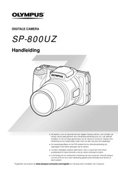 Olympus SP-800UZ Handleiding