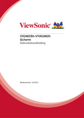 ViewSonic VA2462h Gebruikshandleiding