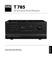 NAD T 785 Gebruikershandleiding