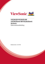 ViewSonic VS15703 Gebruikshandleiding