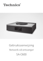 Technics SA-C600 Gebruiksaanwijzing