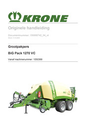 Krone 1050369 Handleiding