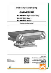 Amazone ZA-M 1201 Bedieningshandleiding