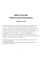 QNAP TS-119P+ Gebruiksaanwijzing