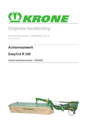 Krone EasyCut R 320 Originele Handleiding