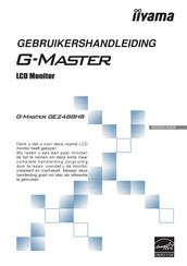 Iiyama G-Master GE2488HS Gebruikershandleiding