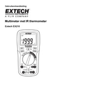 Extech Instruments EX210 Gebruiksaanwijzing