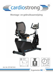 CARDIOSTRONG CST-BC70-B Montage- En Gebruiksaanwijzing