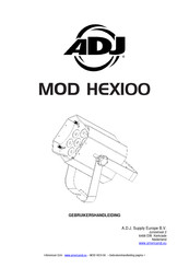 ADJ MOD HEX100 Gebruikershandleiding