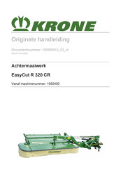 Krone EasyCut R 320 CR Handleiding