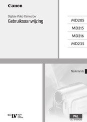 Canon MD216 Gebruiksaanwijzing