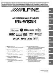 Alpine INE-W925R Gebruikershandleiding