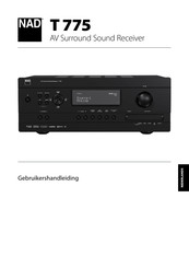 NAD T 775 Gebruikershandleiding