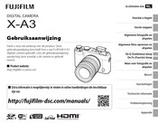 FujiFilm X-A3 Gebruiksaanwijzing