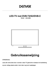 Denver LED-2268 Gebruiksaanwijzing