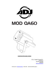 ADJ MOD QA60 Gebruikershandleiding