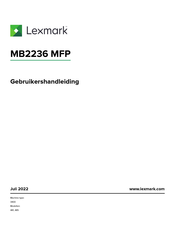 Lexmark 3400 Series Gebruikershandleiding