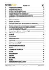 Powerplus POWX1172 Handleiding