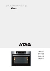 Atag OX6611C Gebruiksaanwijzing