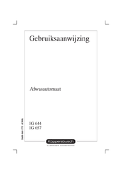 Kuppersbusch IG 644 Gebruiksaanwijzing