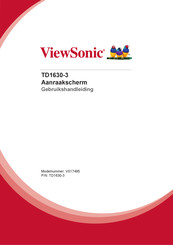 ViewSonic VS17495 Gebruikshandleiding