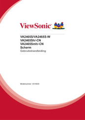 ViewSonic VA2465Sh-CN Gebruikshandleiding