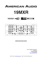 American Audio 19MXR Gebruikershandleiding