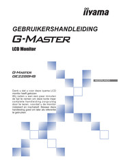 Iiyama G-Master G2230HS-B1 Gebruikershandleiding