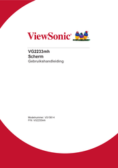 ViewSonic VG2233mh Gebruikshandleiding