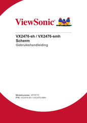 ViewSonic VX2476-smh Gebruikshandleiding