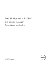 Dell P2720D Gebruikershandleiding