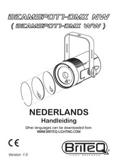 Briteq Beamspot1-DMX NW Handleiding