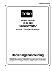 Toro 71201 Bedieningshandleiding