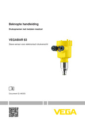 Vega VEGABAR 83 Beknopte Handleiding